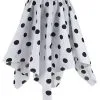 Cruella Deville Dalmation Spot Handkerchief Skirt Adults Size