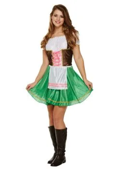 Womens Bavarian Oktoberfest Festival Beer Party Fancy Dress Costume