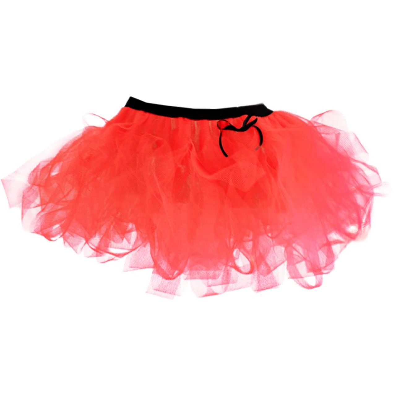 12" Neon Cyber Tutu With Black Waistband Ladies 1990's Rave Tutu Coloured Fancy Dress 5 12" Neon Cyber Tutu With Black Waistband Ladies 1990's Rave Tutu Coloured Fancy Dress - Image 5