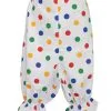 Adults Multicolored Polka Dot Panto Dame Long Leg Bloomers Fancy Dress