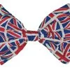 Great Britain Supporters GB Union Jack Union Flag King Charles Coronation Fancy Dress Giant Bow Tie