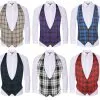 Adults Backless Tartan Waistcoat Burns Night Hogmanay Scottish Themed Fancy Dress