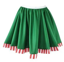 Childs Festive Christmas Santa's Little Helper Elf Green Skater Skirt -Halloween Shop 1d46de03 5de3 4e99 a71b 9603c85fe1cd 87901.1607172317