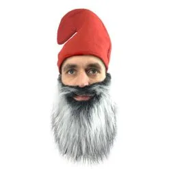 Adults Garden Gnome Faux Fur Cosplay Fancy Dress Beard & Hat Accessory -Halloween Shop 27da5209 7f7e 4b14 acd8 a9742635ca85 09372.1678098181