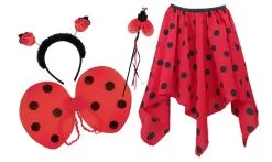 Girls Ladybird Lady Bug Handkerchief Skirt & Wings Set Insect Fancy Dress -Halloween Shop 2829d164 e2b7 4810 ac3f bf3aa2d7fe8c 22780.1659694802