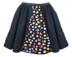 Ladies Assorted Liquorice Sweets Mad Hatter 15" Panelled Skater Skirt Fancy Dress [2 Sizes] -Halloween Shop 2dfead77 edac 40f6 a881 600fcf33c09c 39609.1643212086