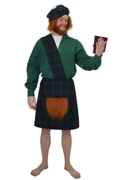 The Dragons Den Black Watch Scottish Tartan Kilt Fancy Dress Costume Set -Halloween Shop 32096973 d85a 4cda 9c3a 1530da40f84a 56385.1562116786