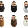 Fancy Dress Deluxe Pirate Gnome Dwarf 8" Beard Facial Hair 6 Colours