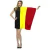Adults Belgium National Flag Dress Patriotic Supporters Fancy Dress Costume [2 Sizes]