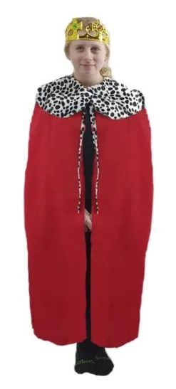 Children's Kings Cloak & Plastic Crown Nativity Wise Men Christmas Fancy Dress -Halloween Shop 362d2152 03e6 4613 8584 10f80d4afd33 36518.1674816917