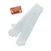 Ladies White Satin Theatrical Ballroom Opera Fancy Dress Flapper Gloves Accessory