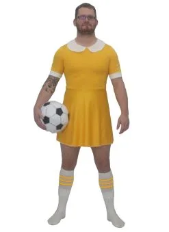 Mens Yellow Football Dress Costume Funny Soccer Fancy Dress World Cup UK -Halloween Shop 3962cabf 209c 4193 a775 85b6fbacce2f 82088.1519988256