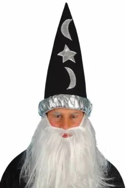 Henbrandt Wizards Hat With Silver Decoration
