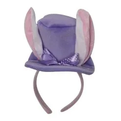 Purple Easter Bunny Rabbit Ears Fascinator Top Hat Headband