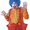 Blue Clown Pop Circus 1970s Afro Wig Fancy Dress & Cos Play