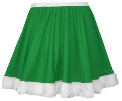 Ladies Green X-Mas Elf Full Circle 15" Skater Skirt With White Faux Fur Trim Christmas Fancy Dress -Halloween Shop 3d8325c2 507d 4ed5 ac6b 1bcadda64647 87727.1657192951