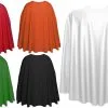 24" Length Halloween Superhero Cape Halloween Fancy Dress Accessory [5 Colours]