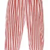 Adults Red & White Clown Pants Victorian Style Bloomers Fancy Dress Costume Accessory [2 Sizes]