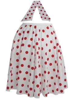 Adults 26" Polka Dot Spot Rockerbilly Rock N Roll Skirt & Neck Scarf 1950s Fancy Dress -Halloween Shop 448019d8 85c7 4123 8632 126c7306834f 53385.1653060225