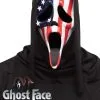 Official Ghost Face Patriotic USA Flag Scream Mask