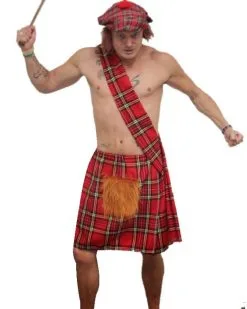 The Dragons Den Royal Stewart Scottish Tartan Red Kilt Fancy Dress Costume Set -Halloween Shop 4db83dd0 118a 4288 b884 c339b0c47533 10829.1563077865