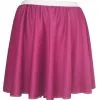 Ladies 15" Fuchsia Pink Skater Skirt Roller Disco Fancy Dress