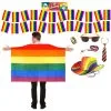 Rainbow Pride LGBT Carnival Festival 7 Piece Supporters Kit