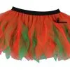 Ladies Emerald Green & Orange Halloween Cyber Tutu Skirt Ireland Fancy Dress