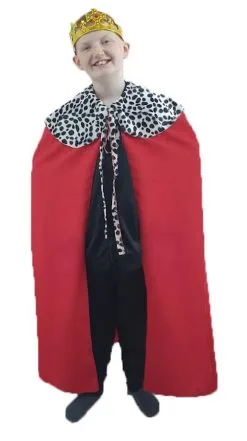 Children's Kings Cloak & Plastic Crown Nativity Wise Men Christmas Fancy Dress -Halloween Shop 6306959f 7c88 4119 bb2b a1ad4afdfe43 45343.1674816916