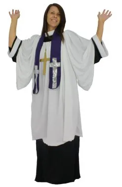 Adults Gospel Choir Singer Religious Movie Fancy Dress Costume [3 Sizes]