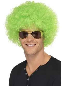 Green Afro Wig St Patricks Day