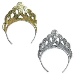Gold Or Silver Tiara Sequin Fancy Dress Princess Mermaid Plastic Crown -Halloween Shop 67667ff3 417a 49a5 a653 0672ed969dc5 42754.1608125866