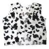 Adult Black & White Cow Print Cowboy Cowgirl Waistcoat Woody Fancy Dress