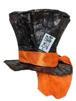 Adults Mad Hatter Top Hat & Cravat Wonderland Fancy Dress Costume Accessory [One Size] -Halloween Shop 6c288704 9d19 4368 96ad 171bd812cf66 74110.1680089829
