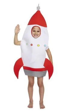 Childs Space Rocket World Book Day Fancy Dress Body Suit Costume