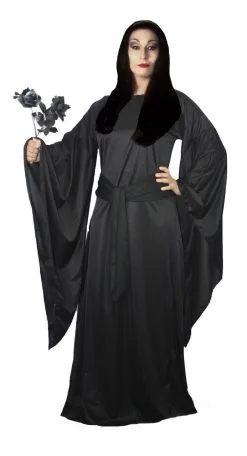 Ladies Morticia Adams Gothic Dress TV Movie Film Halloween Fancy Dress Costume [2 Sizes] -Halloween Shop 71b0ae80 acb1 4c17 b4fd d60ad9e72db7 32839.1661342576