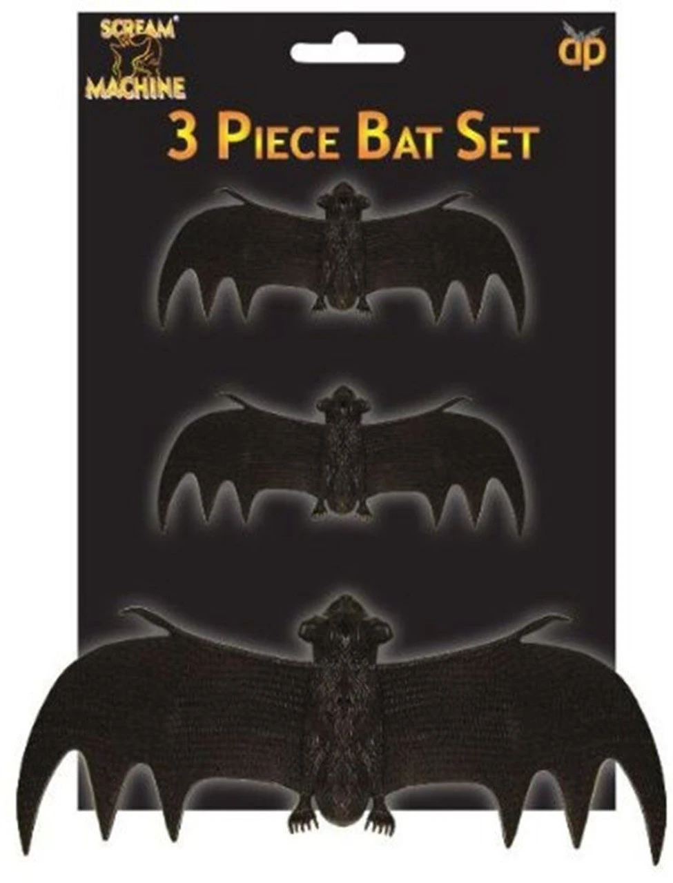 3 Pack Of Scary Rubber Bats Halloween Fancy Dress Accessories 1 3 Pack Of Scary Rubber Bats Halloween Fancy Dress Accessories