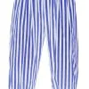 Adults Long Blue & White Vertical Stripe Steampunk Bloomers Victorian Fancy Dress