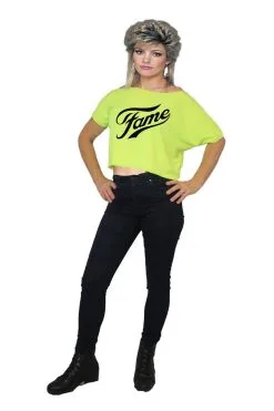 1980's 80's 1990's 90's Off The Shoulder Pop Icon & Movie TV Film Slogan Crop Top -Halloween Shop 83e22e73 84db 4918 9c25 bc1cc72ce194 35162.1643207146