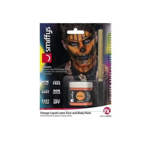 Orange Liquid Latex Face & Body Paint Kit Halloween Pumpkin Cosmetic FX Make Up -Halloween Shop 86ee4ec3 1295 446c 9326 3628f7fd7b71 26820.1662457906