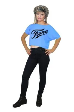 1980's 80's 1990's 90's Off The Shoulder Pop Icon & Movie TV Film Slogan Crop Top -Halloween Shop 8b5ed8d5 9f8f 44eb 9e84 f880473c8168 44650.1643207134