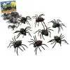 Spiders Pack Of 8 Scary Creatures Halloween Toy Prop Accessorize