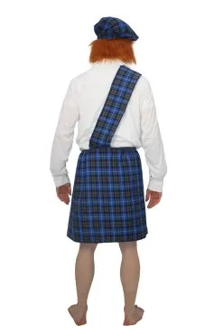 The Dragons Den Blue Hunting Scottish Tartan Kilt Fancy Dress Costume Set -Halloween Shop 91f3a8d6 c82c 45b5 ba15 9856079f33b5 28921.1561073463