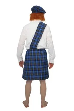 The Dragons Den Blue Hunting Scottish Tartan Kilt Fancy Dress Costume Set -Halloween Shop 91f3a8d6 c82c 45b5 ba15 9856079f33b5 92415.1516380433