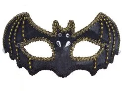 Ladies Black Bat Style Decorative Halloween Masquerade Fancy Dress Mask