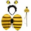 Childrens Black & Yellow Bumble Bee Garden Insect Fancy Dress Set