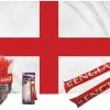 England St George Cross Supporters 4 Piece Flag & Face Paint Kit