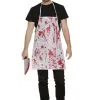 Adult Bloody Kitchen Chef Zombie Horror Apron Halloween Fancy Dress Costume