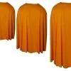Unisex Adults Orange Super Hero Cape Fancy Dress Costume Accessory [3 Lengths]