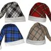 Childrens Tartan Childs Hat Robert Burns Story Telling Night Cap